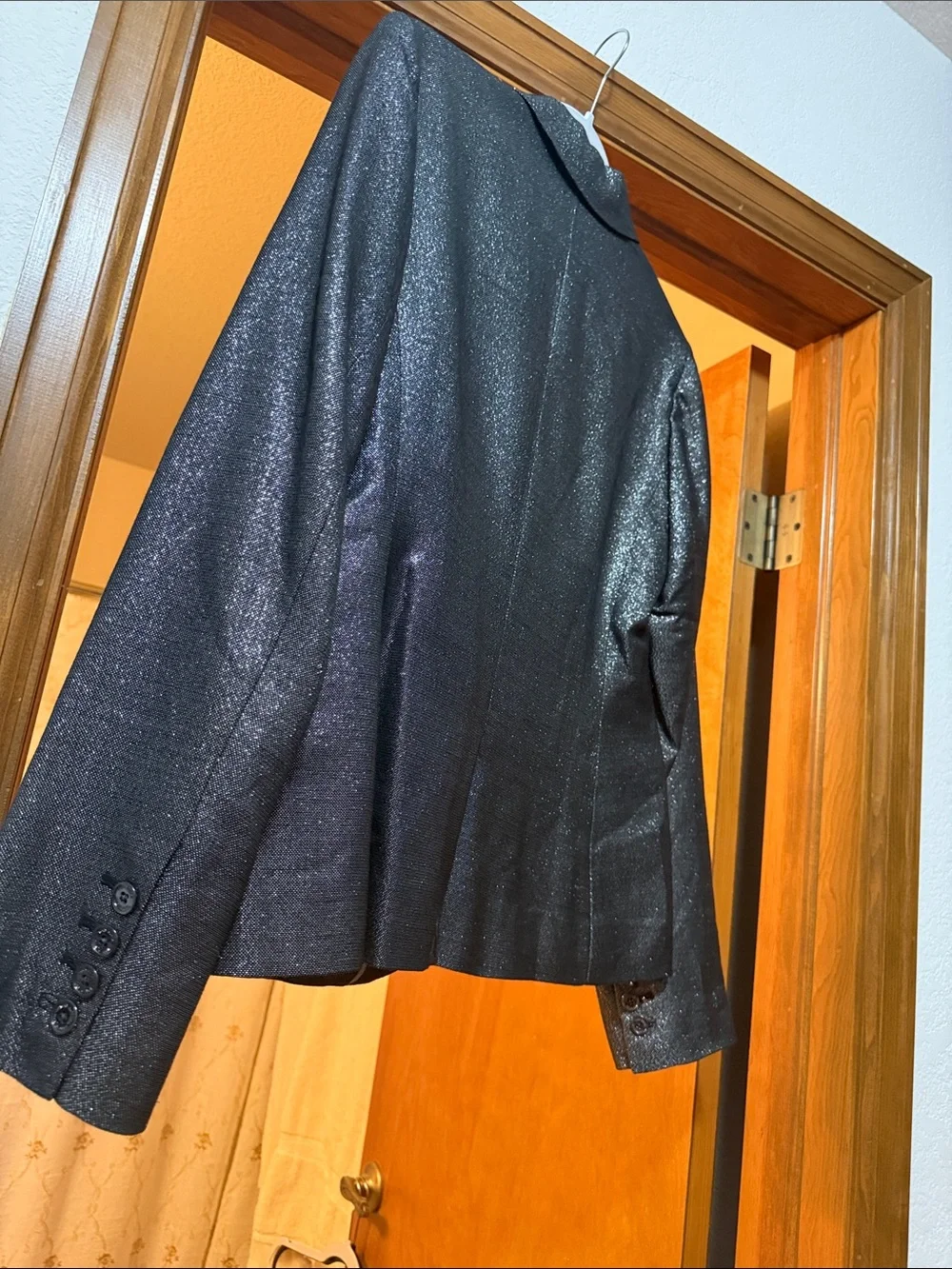 WOW POSHMARK - Authentic Tory Burch NWOT Sparkling Silver Black Blazer